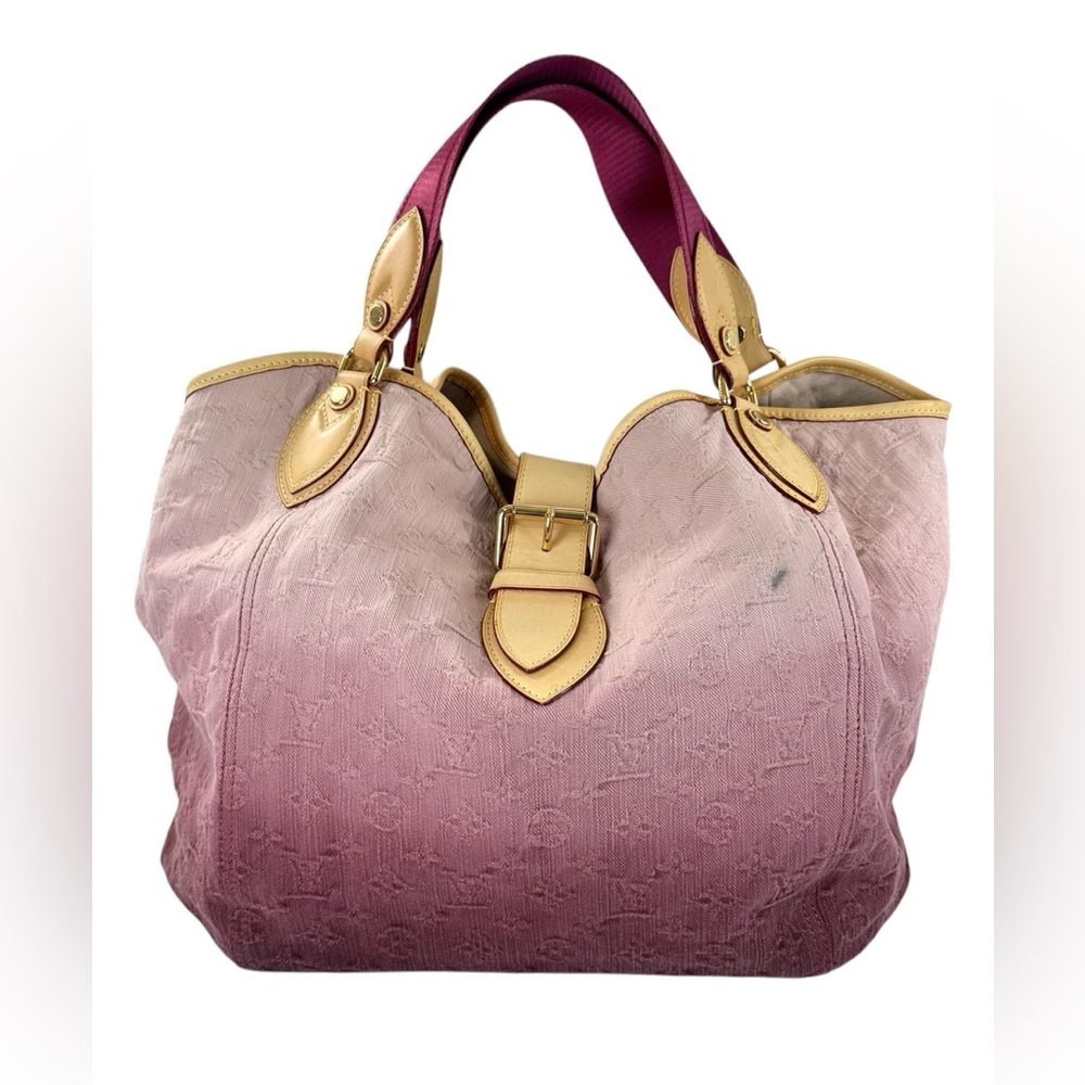 💖Louis Vuitton Monogram Denim Sunbeam Tote (FO3110)